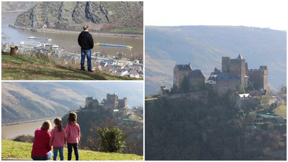 Die Schönburg und den Rhein immer or Augen