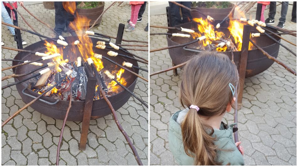 Stockbrot backen auf Hof Hardthöhe