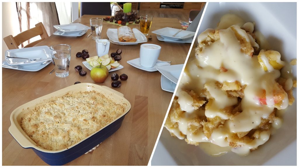 Herbst-Rezept: Apfel-Crumble