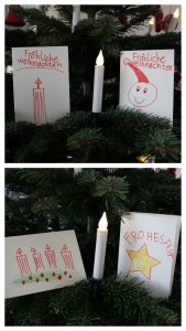 verschiedene Weihnachtskarten