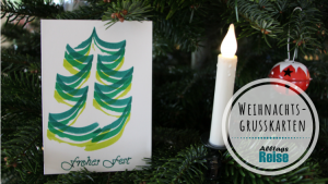 Wir basteln Weihnachtskarten