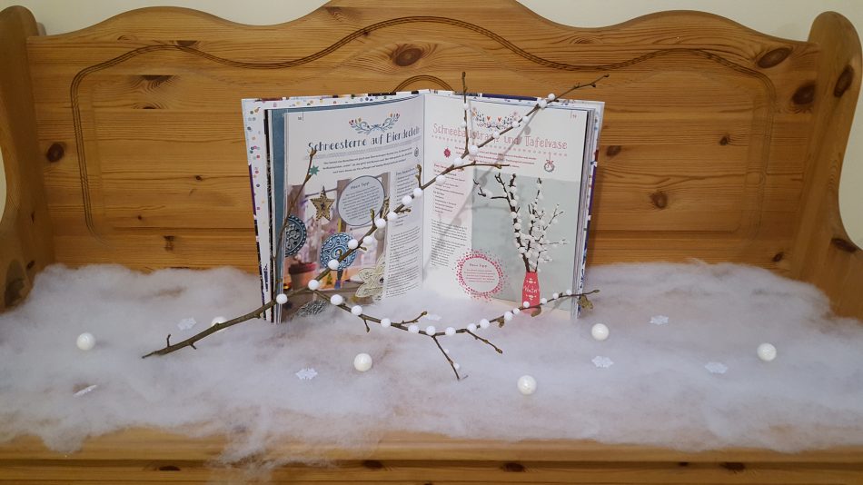 Bastelidee "Schneeballstrauß" von Bine Brändle