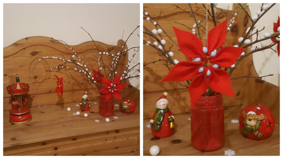 Weihnachtssterne aus Filz