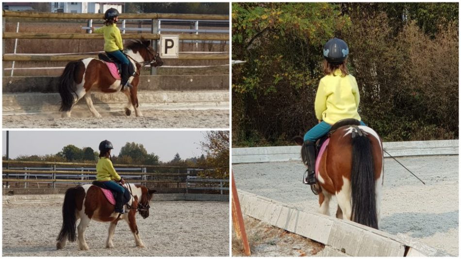 Unsere Große beim Reiten