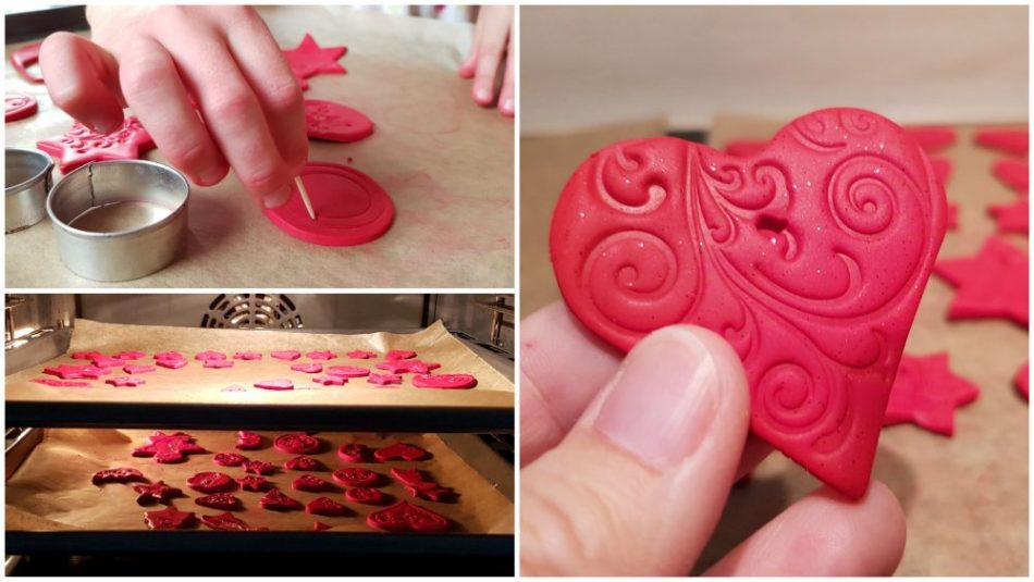 Fast fertig - eure Fimo-Anhänger für den Weihnachtsbaum