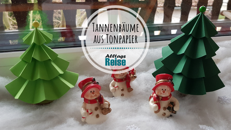 Tannenbaum aus Tonpapier