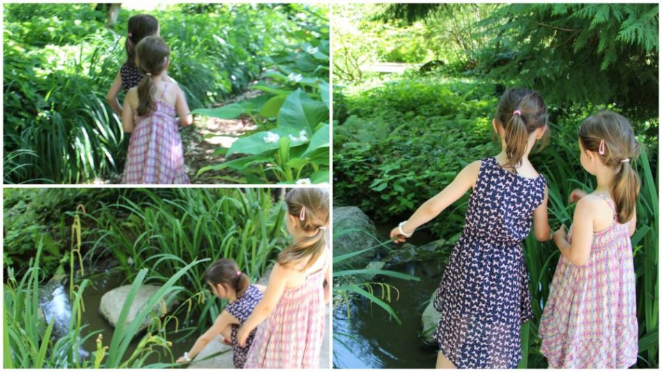 Die Mädels im Palmengarten in Frankfurt